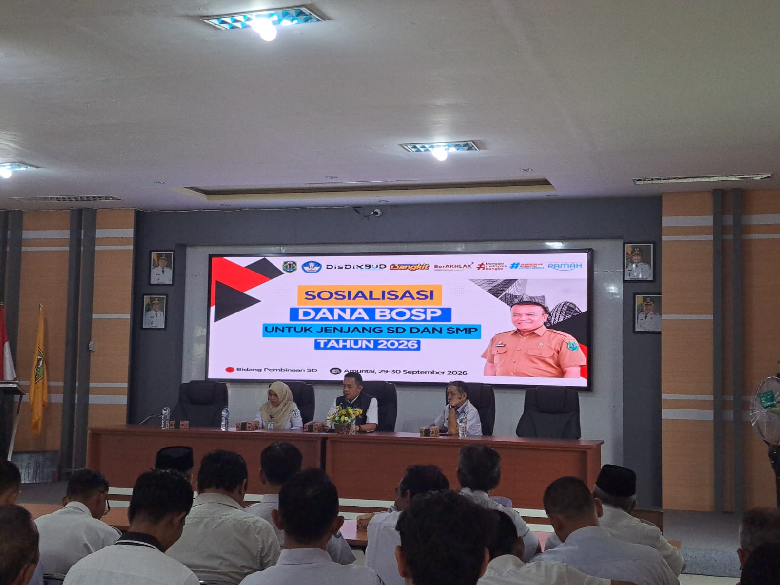 Sosialisasi Dana Bantuan Operasional Satuan Pendidikan (BOSP) SD dan SMP Tahun 2026